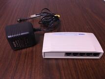 ELECOM Lanerd LD-LSW05NIAT 5Port 10/100Mbps Switching HUB エレコム株式会社_画像1