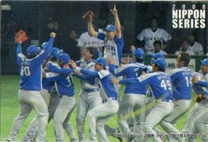  Calbee Professional Baseball chip s Japan series card NS-1 victory Seibu 