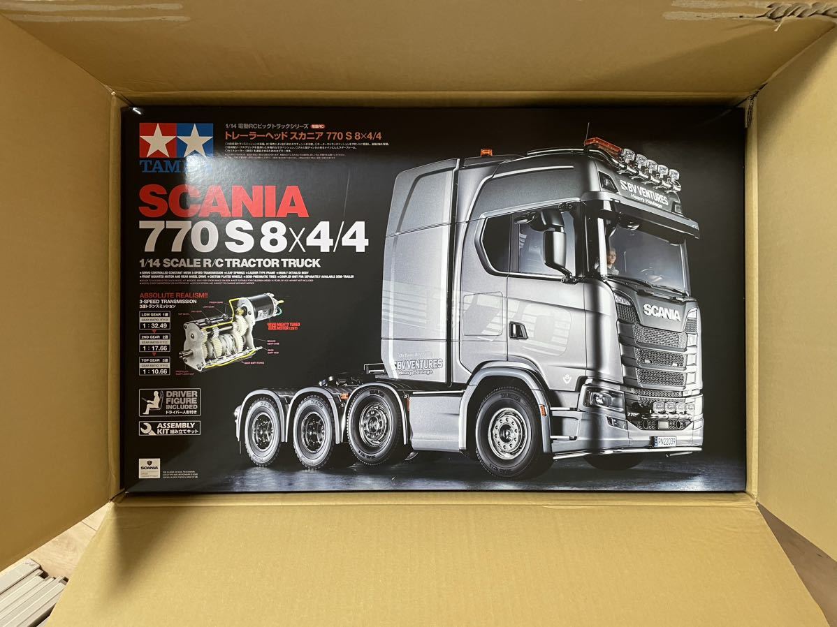 タミヤ 1/14 電動RCビッグトラックシリーズ No.71 スカニア 770 S 8x4