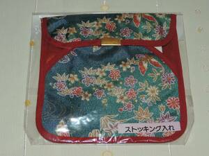 新品☆お花と蝶々の和柄ストックング入れ☆