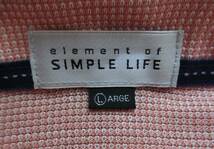 未使用品★element of SIMPLE LIFE/シンプルライフ●ポロシャツ 和紙糸 美濃和紙糸 MADE IN JAPAN 日本製_画像5