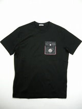 サイズS(男性S-M相当)■新品 本物保証■モンクレール/SS T-SHIRT/ポケット付きTシャツ/TEE/半袖T/ロゴT/メンズ/MONCLER/ブラック/黒_画像3