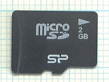 ★SILICON POWERT microＳＤカード ２ＧＢ 中古 ★送料６３円～_画像1