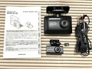 送料込 72 美品 ZDR-015 2カメラ ドライブレコーダー COMTEC コムテック 