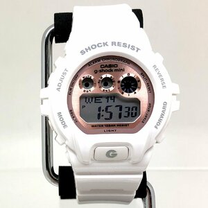 極美品 G-SHOCK ジーショック mini ミニ 腕時計 GMN-691-7BJF レディース デジタル ホワイト ラウンドフェイス 【IT90PCJZMAFK】