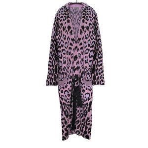 Йохджи Ямамото Pour Homme [Men3143i] 13Aw Mohaille Wool Leo Padnit Gown Court Long Cardigan Animal