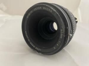 ◆動作品◆MAMIYA マミヤ MAMIYA-SEKKOR MACRO C 80mm F4 N　♯641　。