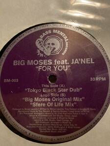 Big Moses Feat. Ja'Nel For You　Bass Mental Records BM-003　House, Garage House