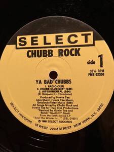 Chubb Rock With Howie Tee Ya Bad Chubbs Electronic, Hip Hop Hip-House