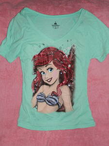 ※Disney park Ariel XS size T-shirt　ディズニーパーク　アリエルXSサイズTシャツ※