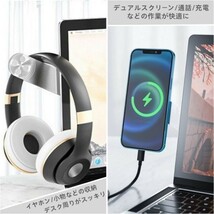 スマホスタンド スマホ スタンド マグネットアーム 折りたたみ スマートフォンスタンド 携帯スタンド スマホホルダー ピンク_画像4