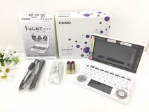 〇【良品】CASIO カシオ EX-word エクスワード XD-D6200WE 電子辞書 ホワイト 動作品_画像1