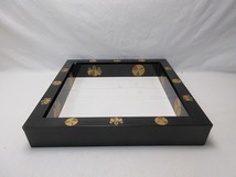 507802 【 美品 茶道具 塗師 陽斎造 木製黒塗炉縁 高台寺蒔絵 共箱 】 検) 茶の湯 茶室 和室 茶席 茶の湯 茶道教室 囲炉裏 炭道具 ⅳ_画像3