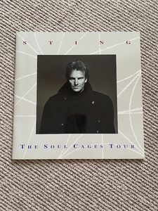 STING/スティング　来日公演パンフレット　1992年　The Soul Cages Tour
