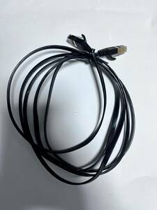 # [ б/у ] Sanwa Supply LAN кабель CAT7 Ultra Flat (2m) KB-FLU7-02BK