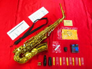  Gloria alto saxophone GAS-985 Taiwan made M6 type beautiful goods ( extra attaching )