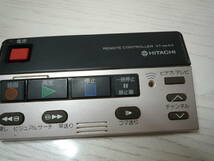 HITACHI　ビデオテープレコーダーVT-RMX4　ジャンクリモコン_画像4