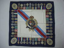 (4) 80s POLO RALPH LAUREN ラルフローレン CREST SILK SCARF クレスト シルク スカーフ_画像2