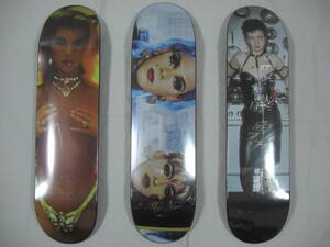 新品 2018 SS SUPREME x NAN GOLDIN SKATEBOARD DECK SET OF 3 デッキ フルセット