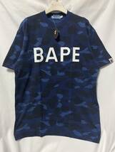 新品 DS 00s A BATHING APE COLOR CAMO BAPE Tシャツ L (N-8-7)_画像1