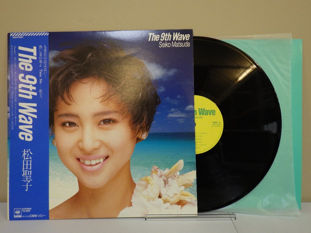 大人気新品 激レア!LPレコード 松田聖子 The 9th Wave 直筆サイン色紙