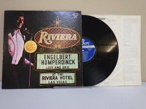 LP レコード engelbert humperdinck エンゲルベルト フンパーディンク live the riviera las vegas riviera ラスヴェガス 【E+】 M1691E