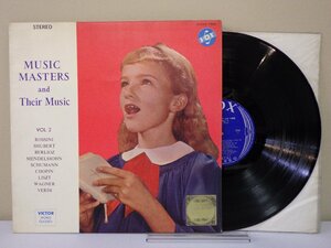 LP レコード JONEL PERLEA ジョネル ぺルレア 他 ロッシーニ シューベルト MUSIC MASTERS and Their Music 【E+】 M2013X