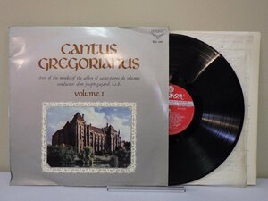 LP レコード ドン ジョセフ ガジャール ベネディクト会士 指揮 他 CANTUS GREGORIANUS グレゴリオ聖歌 第1集 【E+】 M2026X