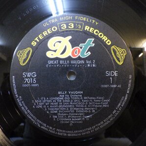 LP レコード Golden BILLY VAUGHN VOL 2 ゴールデン ビリー ウォーン 第2集 【E-】 M695Wの画像4