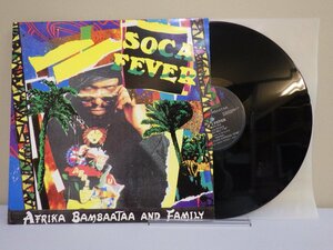 LP レコード Afrika Bambaataa And Family アフリカ バンバーター SOCA FEVER 【E+】 M843E