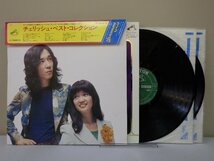 LP レコード 帯 2枚組 CHERISH チェリッシュ ベスト コレクション 【E+】 M867X_画像1