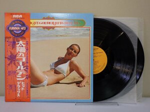 LP レコード 帯 2枚組 コレット テンピア楽団 他 太陽のゴールデン ヒット デラックス 【E+】 M965X