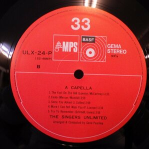 LP レコード 帯 THE SINGERS UNLIMITED ザ シンガーズ アンリミテッド A CAPELLA ア カペラ【E-】 M1046Wの画像6