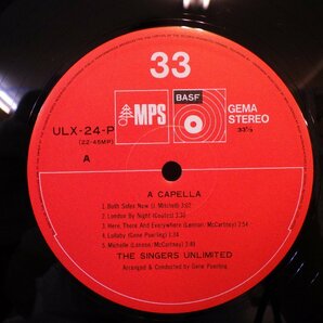LP レコード 帯 THE SINGERS UNLIMITED ザ シンガーズ アンリミテッド A CAPELLA ア カペラ【E-】 M1046Wの画像5