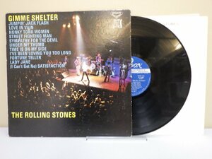 LP レコード THE ROLLING STONES ローリング ストーンズ GIMME SHELTER ギミー シェルター オリジナル集 【E-】 M1335J