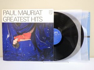 LP レコード 2枚組 PAUL MAURIAT ポール モーリア GREATEST HITS グレイテスト ヒッツ エーゲ海の真珠 他 【E+】 M1324J