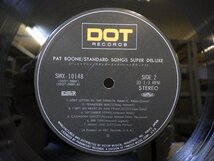 LP レコード 帯 PAT BOONE パット ブーン STANDARD SONGS SUPER DELUXE スタンダード ソング スーパー デラックス 【E+】 M2732E_画像4