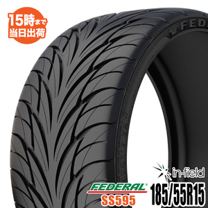 フェデラル FEDERAL F1510 夏タイヤ サマータイヤ 1本 SUPER STEEL 595 15インチ 185/55R15 82V