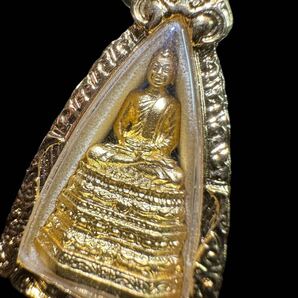 タイ国王ラーマ4世が愛した「プラプットナルモンターモンパー」神聖な力宿す金運の神 プラクルアン タイ お守り キリスト 西洋 融合の画像2
