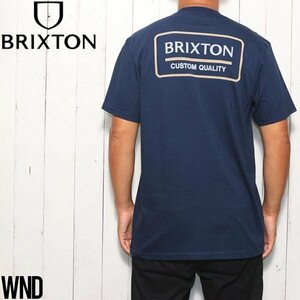 半袖Tシャツ バックプリントTEE BRIXTON ブリクストン PALMER PROPER S/S TEE 16616　WND　 XLサイズ