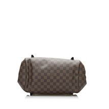 ルイ ヴィトン ダミエ リヴィントンGM ハンドバッグ ショルダーバッグ N41158 ブラウン PVC レザー レディース LOUIS VUITTON 【中古】_画像4