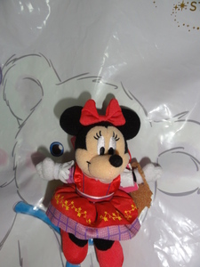  Minnie Mouse soft toy key chain 