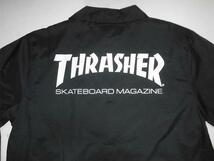 JB即決 SALE！　THRASHER　スラッシャー 定番 MAG LOGO マグロゴ コーチジャケット 黒 ブラック　Mサイズ　新品　DOGTOWN SANTACRUZ USA_画像4