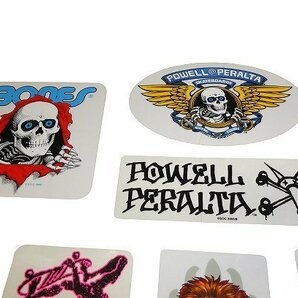 JB即決 POWELL PERALTA パウエル ステッカー 7枚 セット POWELL パウエル SANTACRUZ VANS SURF SK8 Z-BOYS DOGTOWN THRASHER 80 90 USAの画像2