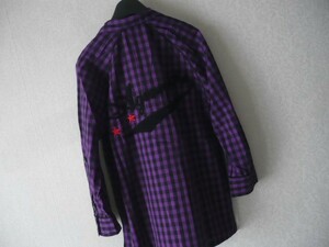 セール★刺繍&アップリケ七分袖シャツ