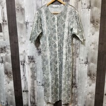 HANAE MORI KNIT　ハナエモリ　ロング　ワンピース　Lサイズ　パイソン　レディース_画像1