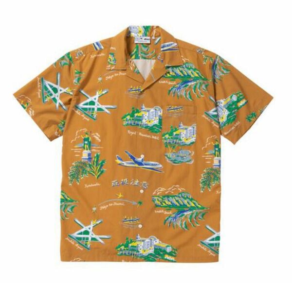 black eye patch Souvenir Aloha Shirt アロハ