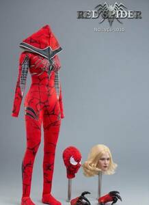 ☆新品　1/6　VERYCOOL　※素体のないセットです。　女性アクションフィギュア用衣装　スパイダーマン Red Spider スパイダーガール