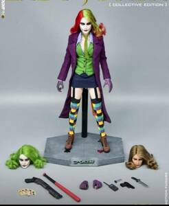 ☆新品 1/6 レディジョーカー　女性アクションフィギュア　ヘッド×３　JOKER　BATMAN WOLFKING