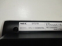 NEC 単独電話機　　DTL-1-1D(WH) DT210 壁掛け用品付き　　G8_画像4